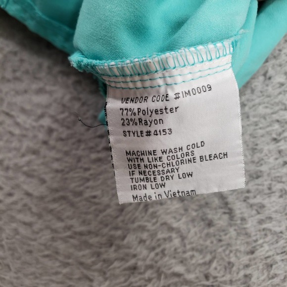 Greys Anatomy Shirt Mens XS Blue V Neck medical Adjustable Scrub Top Pocket - Picture 10 of 14